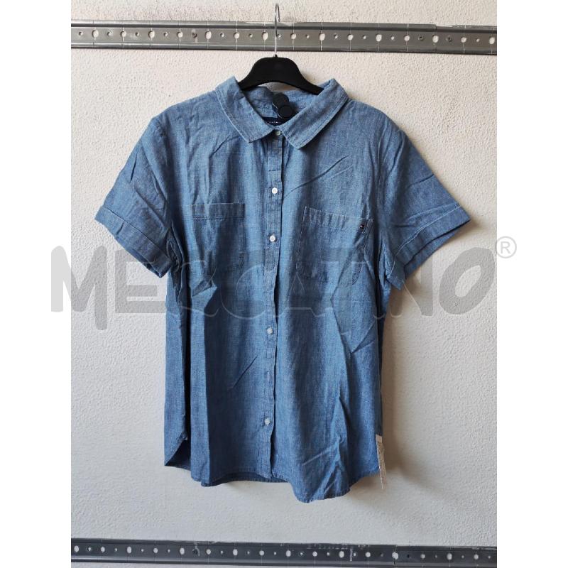 CAMICIA DONNA LINO MANICA CORTA TOMMY HILFIGER | Mercatino dell'Usato Albenga 1