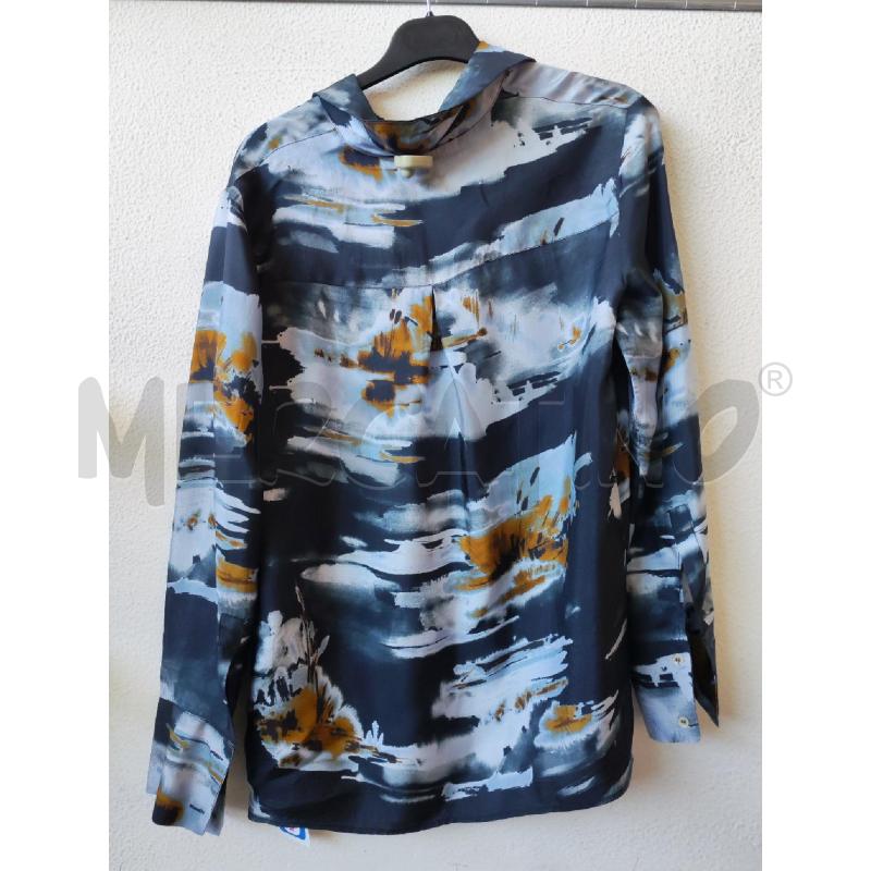CAMICIA DONNA NERO AZZ MARR JUCCA VISCOSA | Mercatino dell'Usato Albenga 2