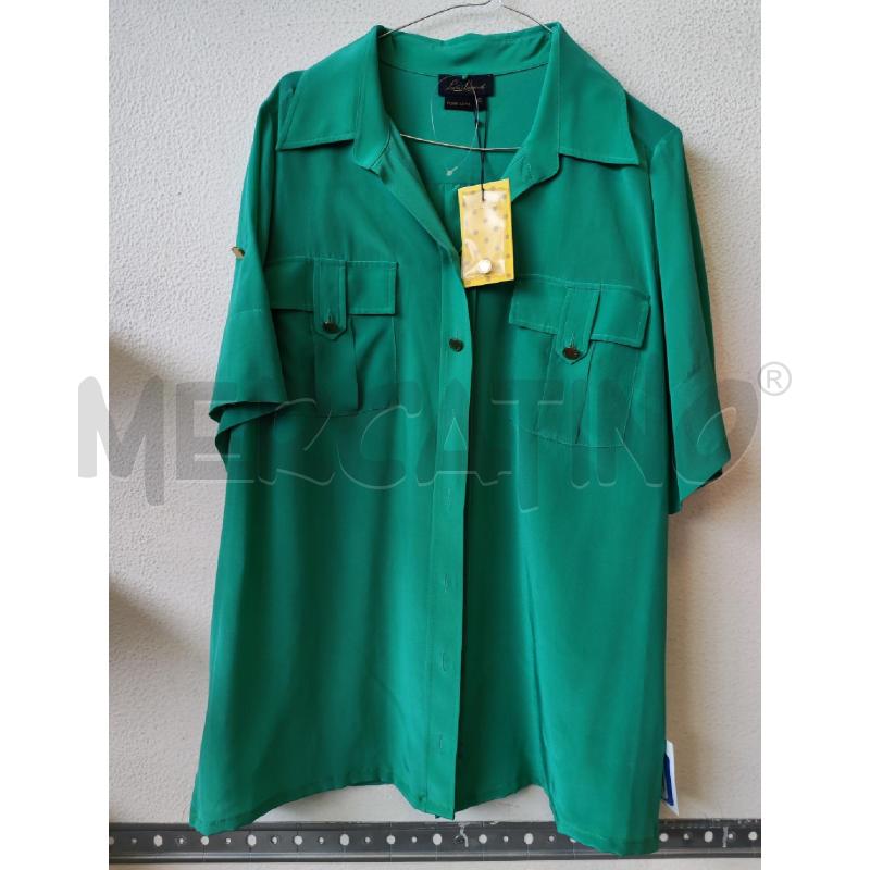 CAMICIA DONNA VERDE LUISA SPAGNOLI SETA | Mercatino dell'Usato Albenga 1