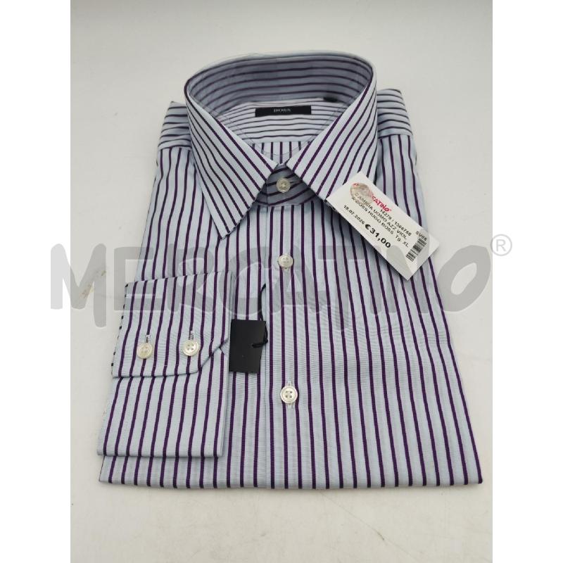 CAMICIA UOMO AZZ VIOLA BOSS HUGO BOSS | Mercatino dell'Usato Albenga 1