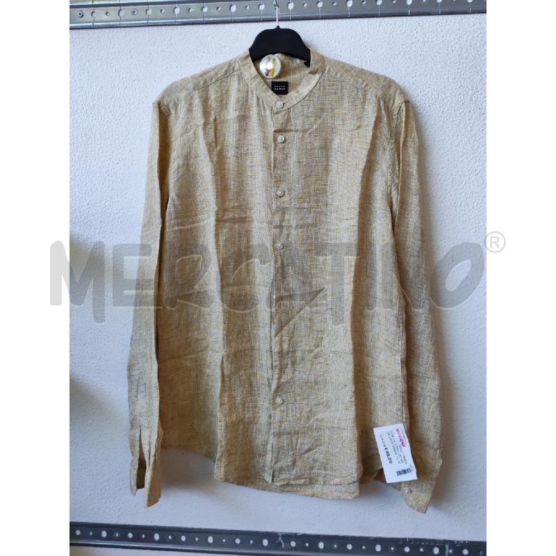 CAMICIA UOMO LINO BEIGE DAVID NAMEN | Mercatino dell'Usato Albenga 1