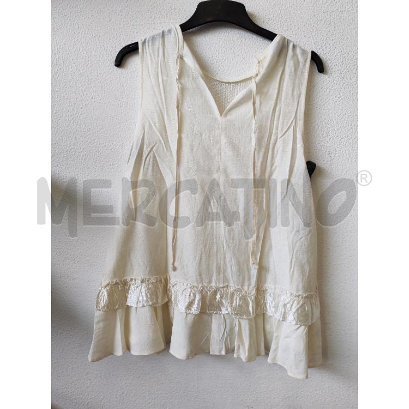 CANOTTA DONNA BIANCO PINKO  | Mercatino dell'Usato Albenga 2