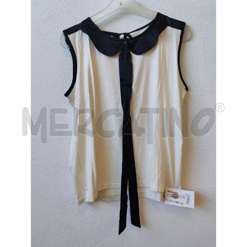 CANOTTA DONNA D&G BIANCO NERO | Mercatino dell'Usato Albenga 1