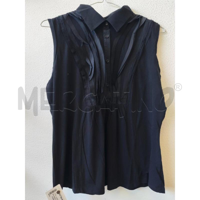 CANOTTA DONNA NERO MAX MARA WEEKEND SETA | Mercatino dell'Usato Albenga 1