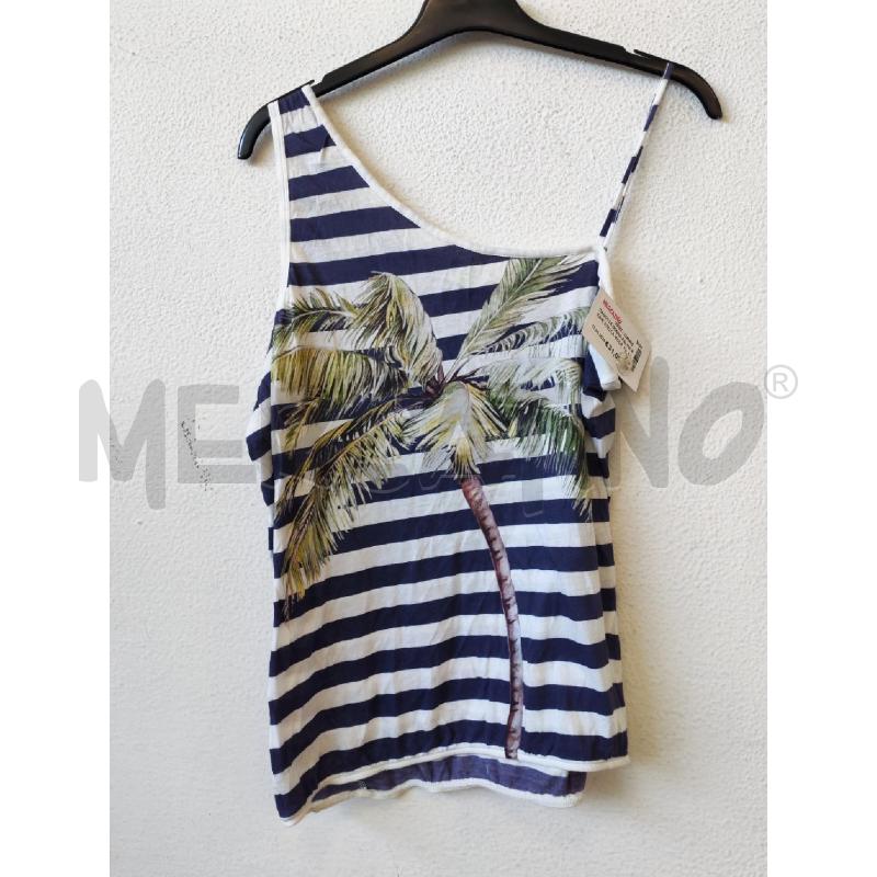 CANOTTA DONNA PALMA RIGHE STELLA MCCARTNEY | Mercatino dell'Usato Albenga 1