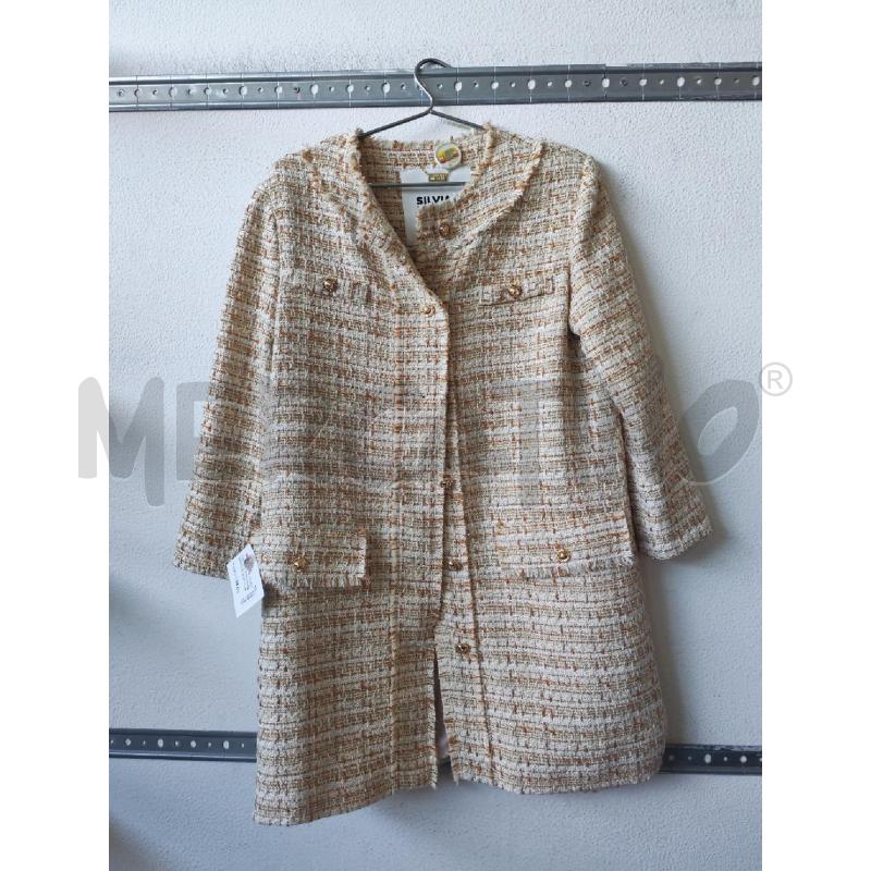 CAPPOTTO DONNA BEIGE BIANCO SILVIN HEACH | Mercatino dell'Usato Albenga 1