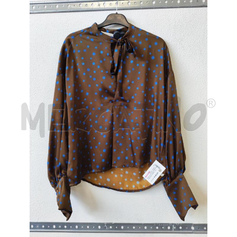 CASACCA DONNA MARRONE POIS AZZ SOUVENIR  | Mercatino dell'Usato Albenga 1