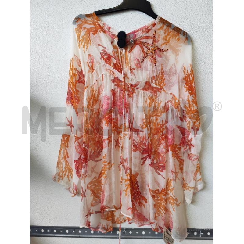 CASACCA DONNA TRASPARENTE SETA BLUGIRL FANTASIA MARINA  | Mercatino dell'Usato Albenga 1