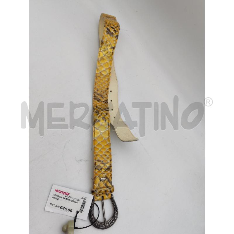 CINTURA DONNA GIALLO NANNI | Mercatino dell'Usato Albenga 1
