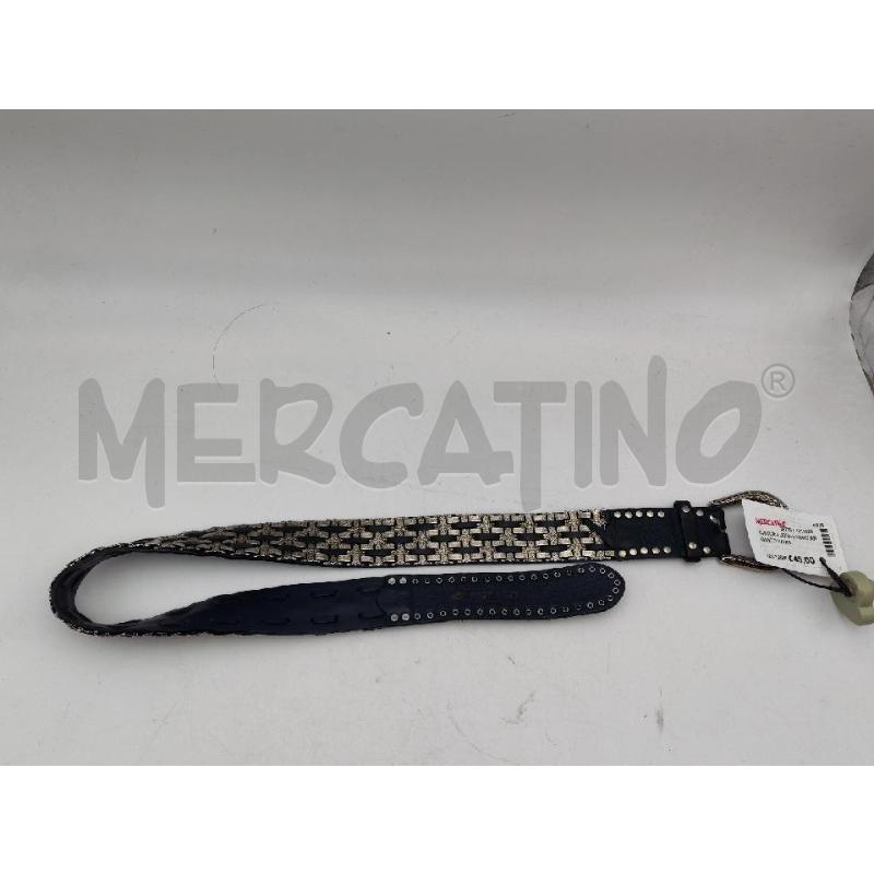 CINTURA DONNA NERO ARGENTO NANNI  | Mercatino dell'Usato Albenga 1