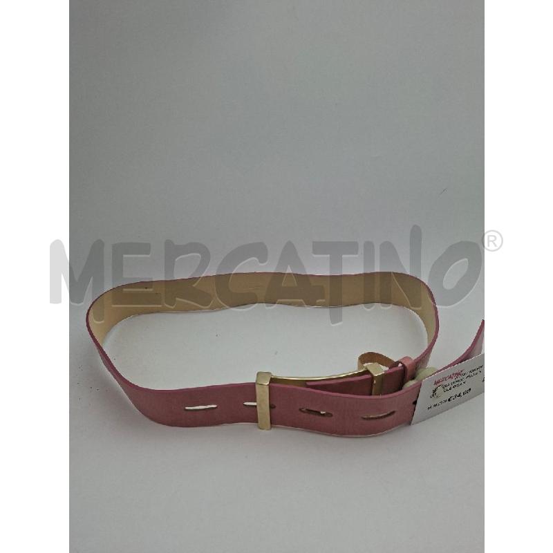 CINTURA DONNA PELLE ROSA ANNA RITA N | Mercatino dell'Usato Albenga 1