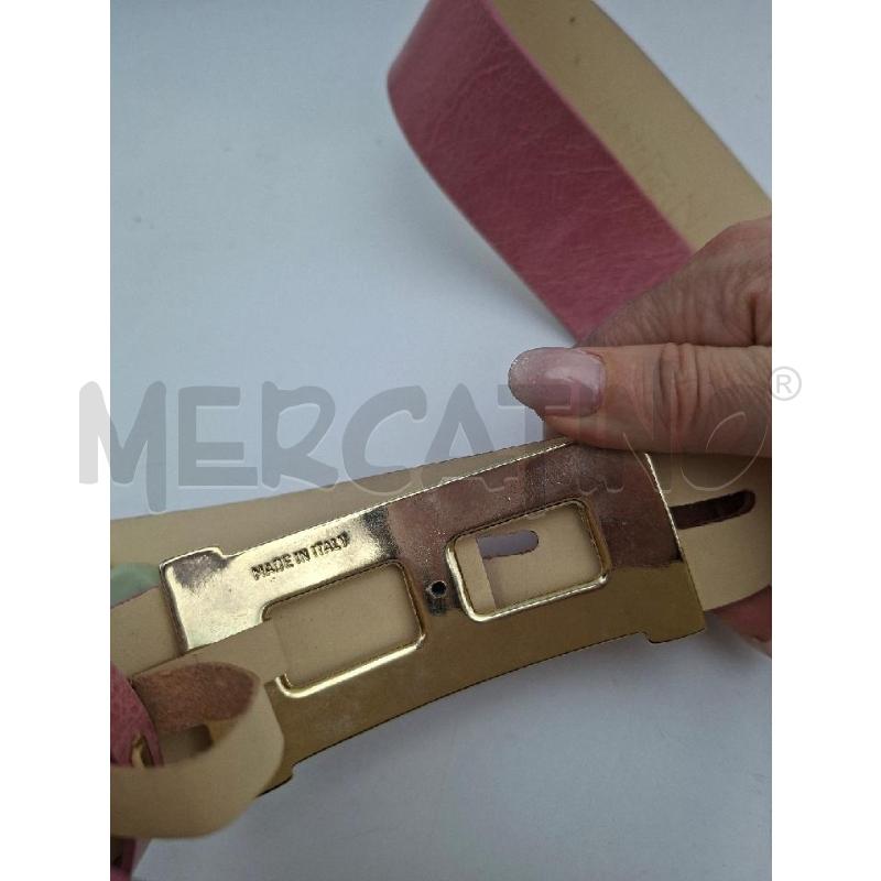 CINTURA DONNA PELLE ROSA ANNA RITA N | Mercatino dell'Usato Albenga 2