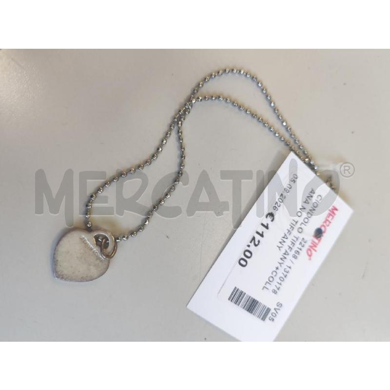 CIONDOLO TIFFANY+COLLANA NO TIFFANY | Mercatino dell'Usato Albenga 2