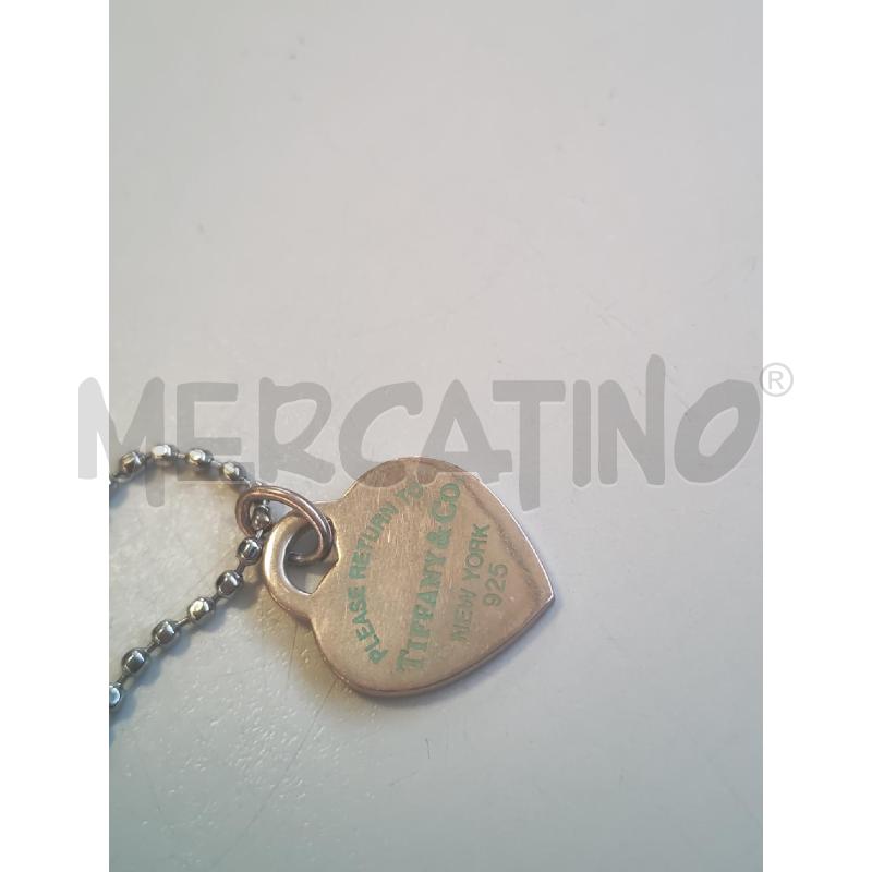CIONDOLO TIFFANY+COLLANA NO TIFFANY | Mercatino dell'Usato Albenga 3