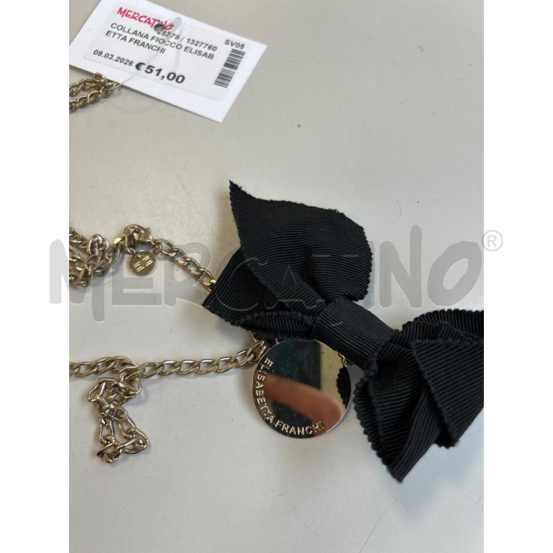 COLLANA FIOCCO ELISABETTA FRANCHI | Mercatino dell'Usato Albenga 2