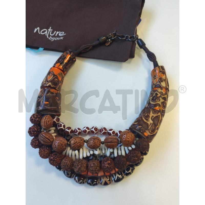 COLLANA MARRONE NATURE BIJOUX | Mercatino dell'Usato Albenga 2