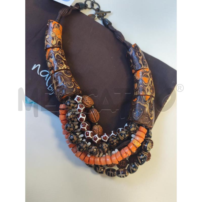 COLLANA MARRONE NATURE BIJOUX | Mercatino dell'Usato Albenga 3