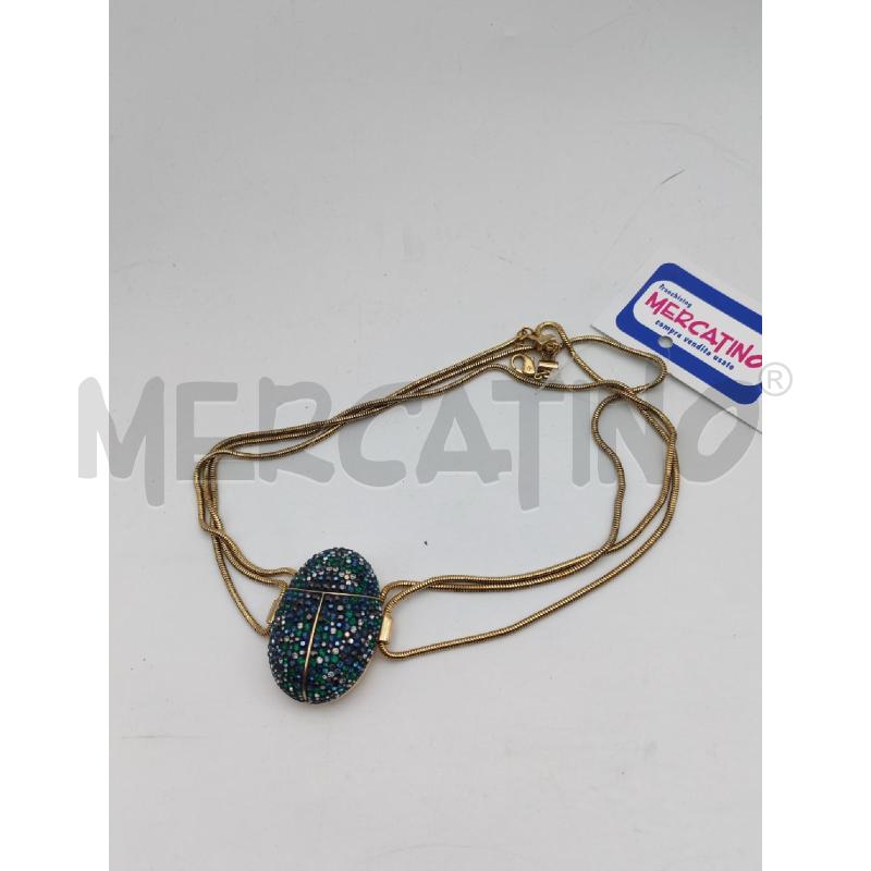 COLLANA SCARABEO BRILLANTINI SWAROVSKI | Mercatino dell'Usato Albenga 1