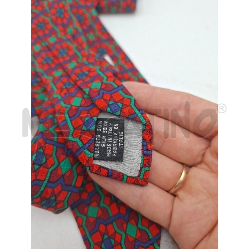 CRAVATTA GIORGIO ARMANI ROSSO FANTASIA | Mercatino dell'Usato Albenga 4