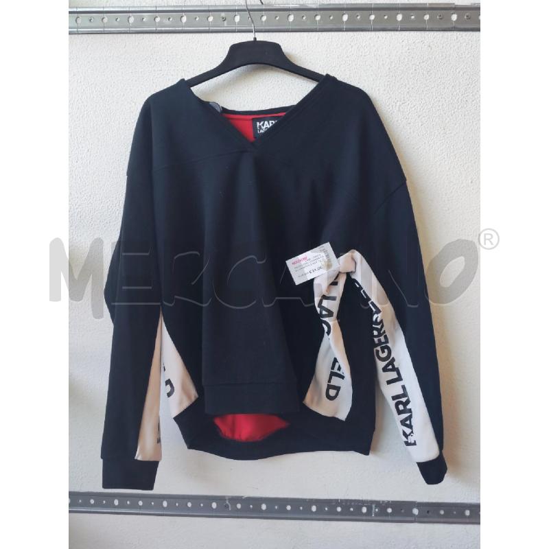 FELPA UOMO LEGGERA KARL LAGERFELD NERO | Mercatino dell'Usato Albenga 1