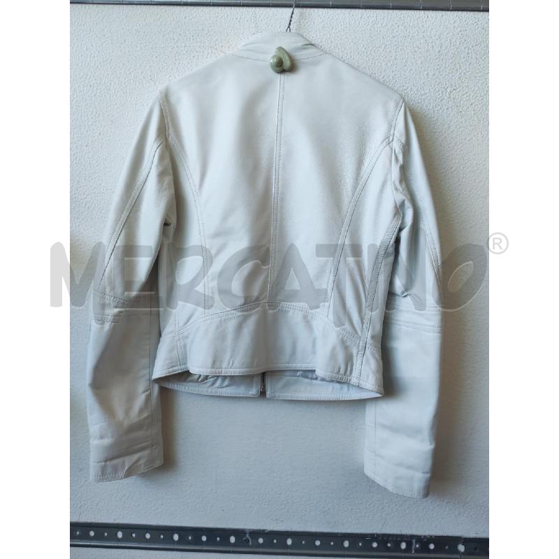 GIACCA DONNA BIANCO VERA PELLE | Mercatino dell'Usato Albenga 2