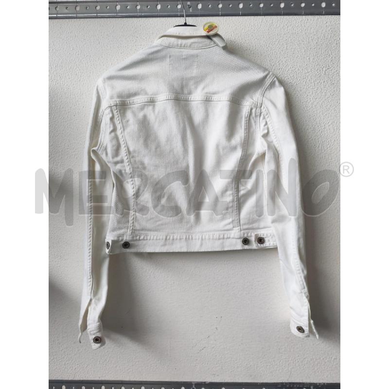 GIACCA DONNA DI JEANS BIANCO DONDUMP | Mercatino dell'Usato Albenga 2