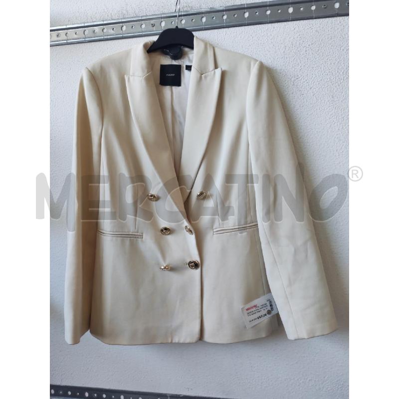 GIACCA DONNA DOPPIOPETTO BEIGE PINKO  | Mercatino dell'Usato Albenga 1