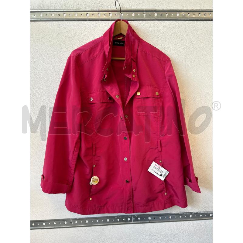 GIACCA DONNA FUCSIA LEGGERA ELENA MIRO NO CINTURA | Mercatino dell'Usato Albenga 1