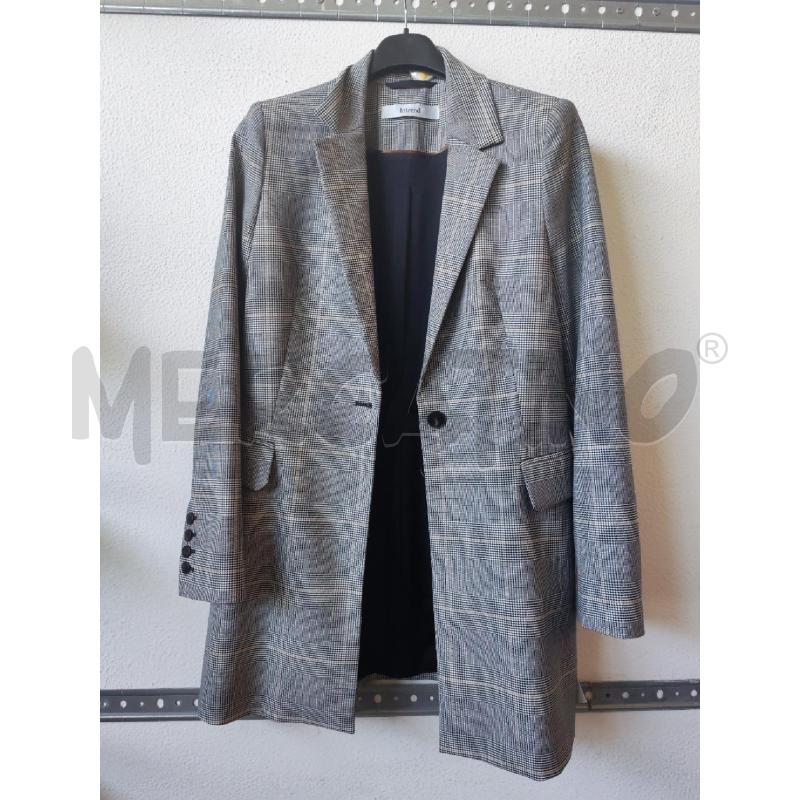 GIACCA DONNA GRIGIO QUADRI IN TREND | Mercatino dell'Usato Albenga 1