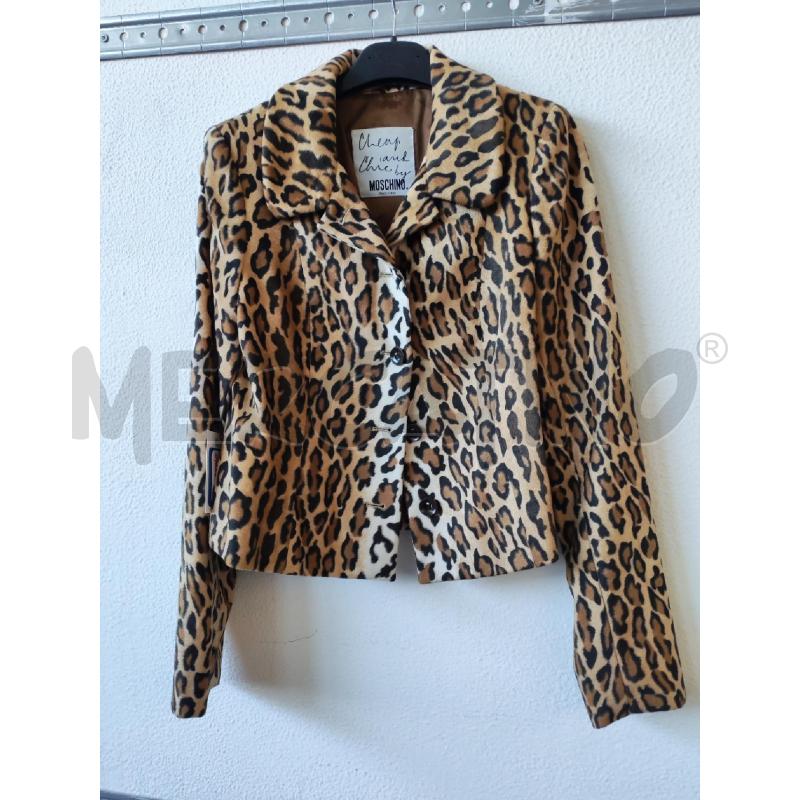 GIACCA DONNA LEOPARDO MOSCHINO CHEAP AND CHIC | Mercatino dell'Usato Albenga 1
