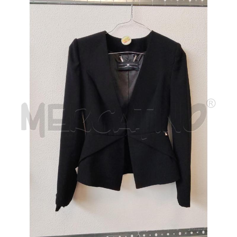 GIACCA DONNA NERO ELISABETTA FRANCHI | Mercatino dell'Usato Albenga 1