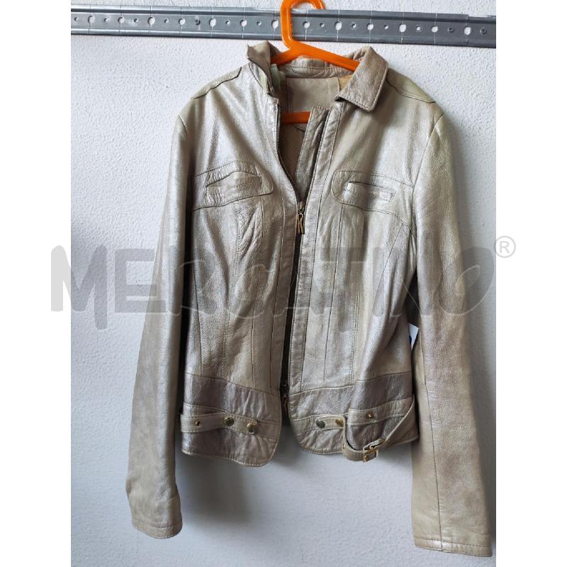 GIACCA DONNA ORO VERA PELLE | Mercatino dell'Usato Albenga 1