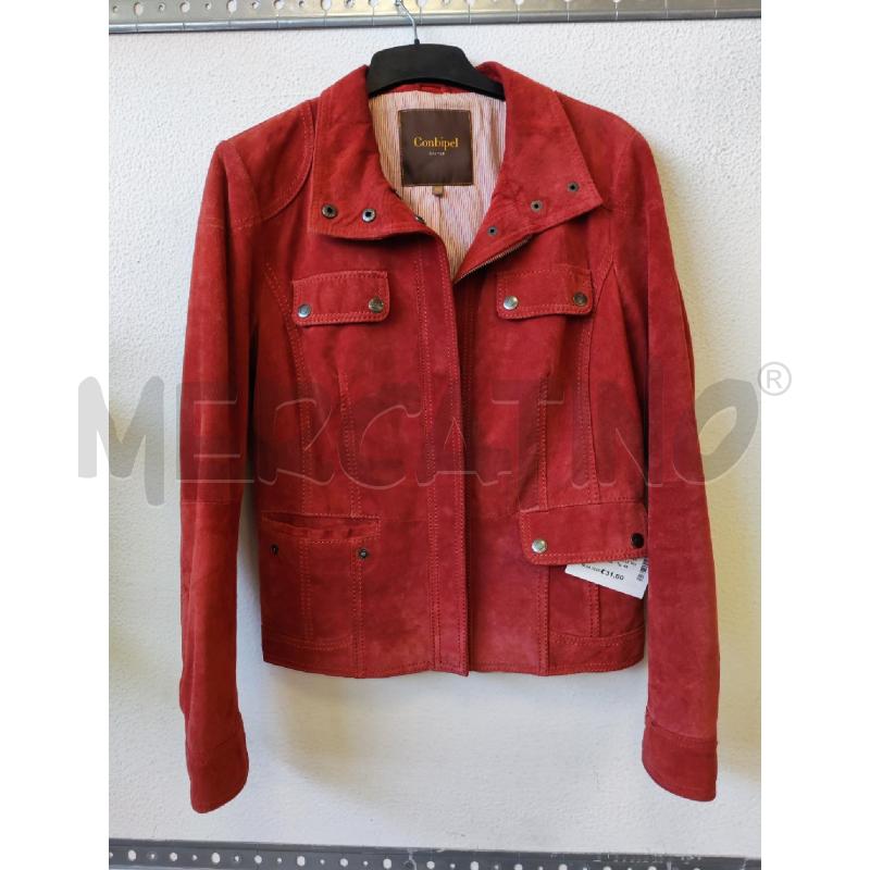 GIACCA DONNA PELLE ROSSO CONBIPEL  | Mercatino dell'Usato Albenga 1