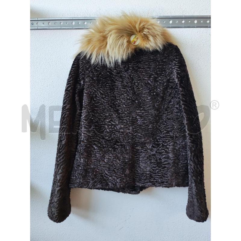 GIACCA DONNA TAGLIO CLASSICO MARRONE MAX MARA COLLO VERO PELO  | Mercatino dell'Usato Albenga 2