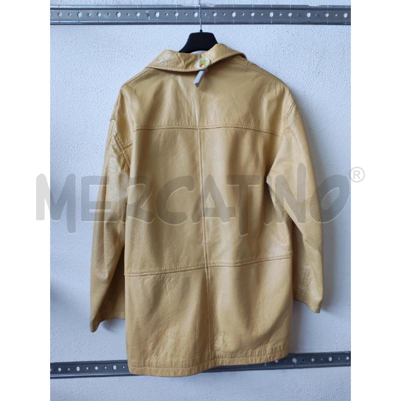 GIACCA DONNA VERA PELLE BEIGE ROYAL LEATHER | Mercatino dell'Usato Albenga 2