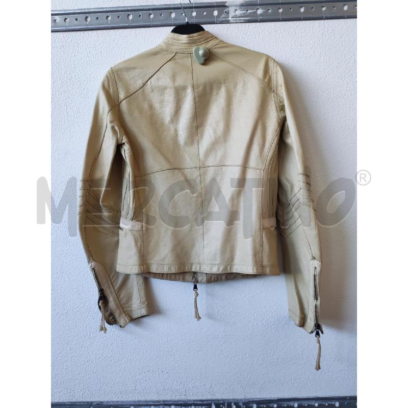 GIACCA DONNA VERA PELLE BENEDETTA NOVI BEIGE | Mercatino dell'Usato Albenga 2