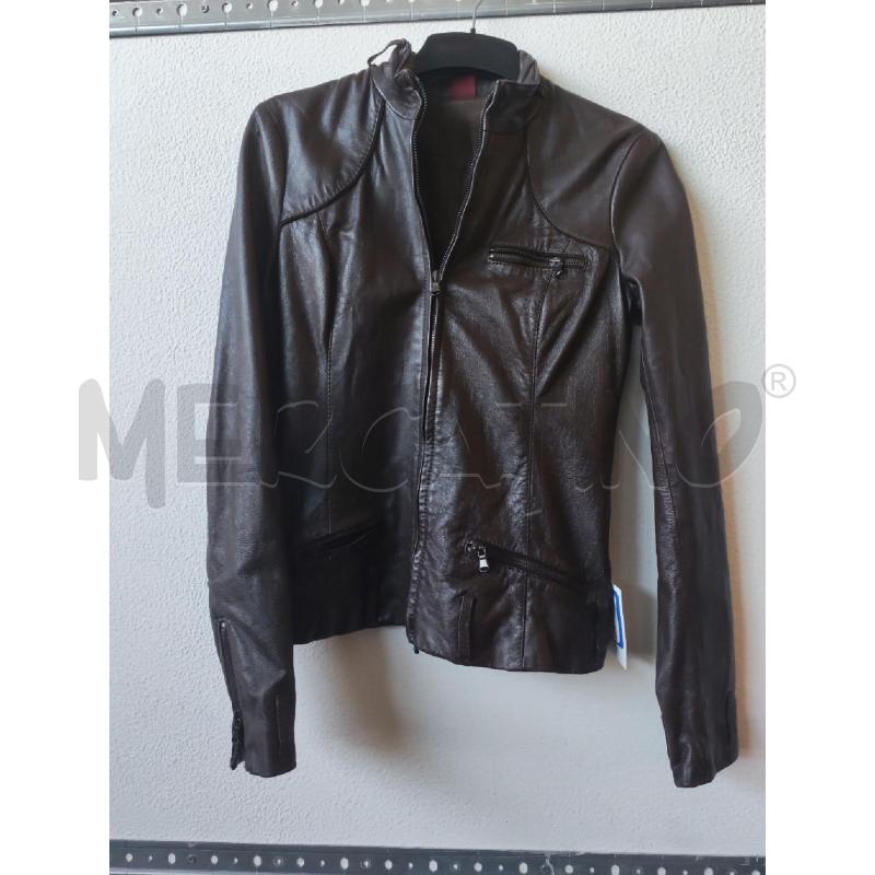 GIACCA DONNA VERA PELLE MARRONE DONDUP | Mercatino dell'Usato Albenga 1