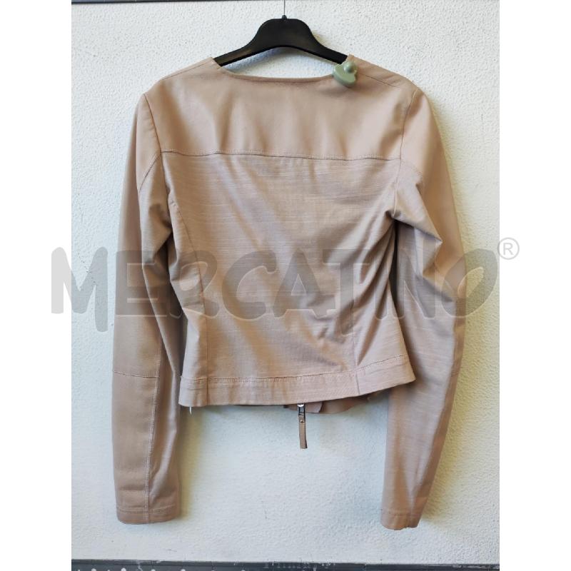 GIACCA DONNA VERA PELLE ROSA PINKO  | Mercatino dell'Usato Albenga 3