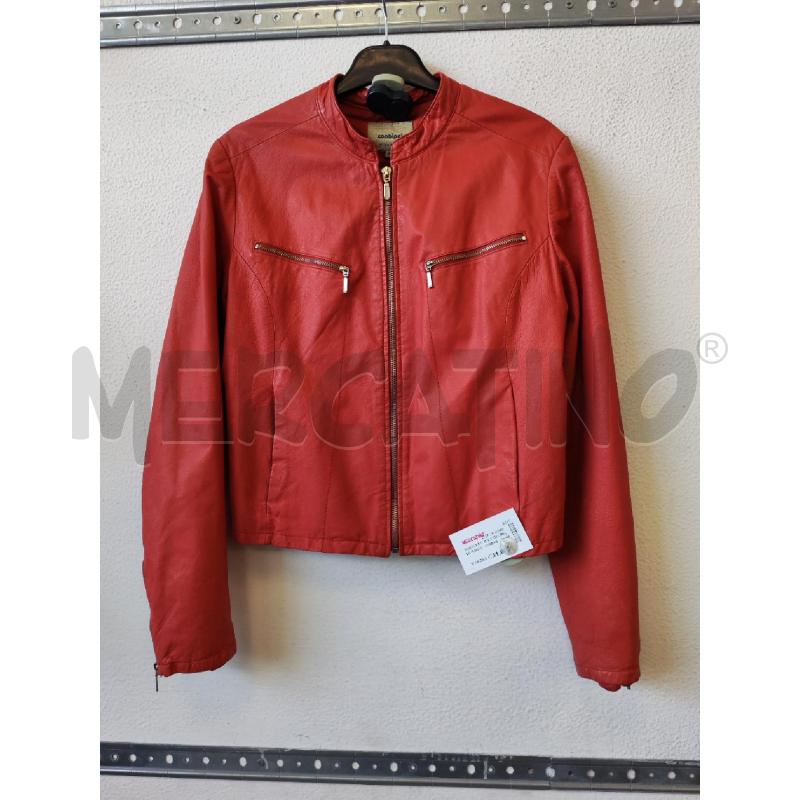 GIACCA DONNA VERA PELLE ROSSO CONBIPEL  | Mercatino dell'Usato Albenga 1