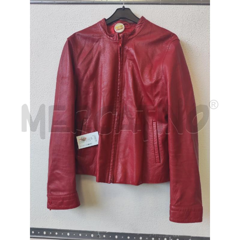 GIACCA DONNA VERA PELLE ROSSO M.K | Mercatino dell'Usato Albenga 1