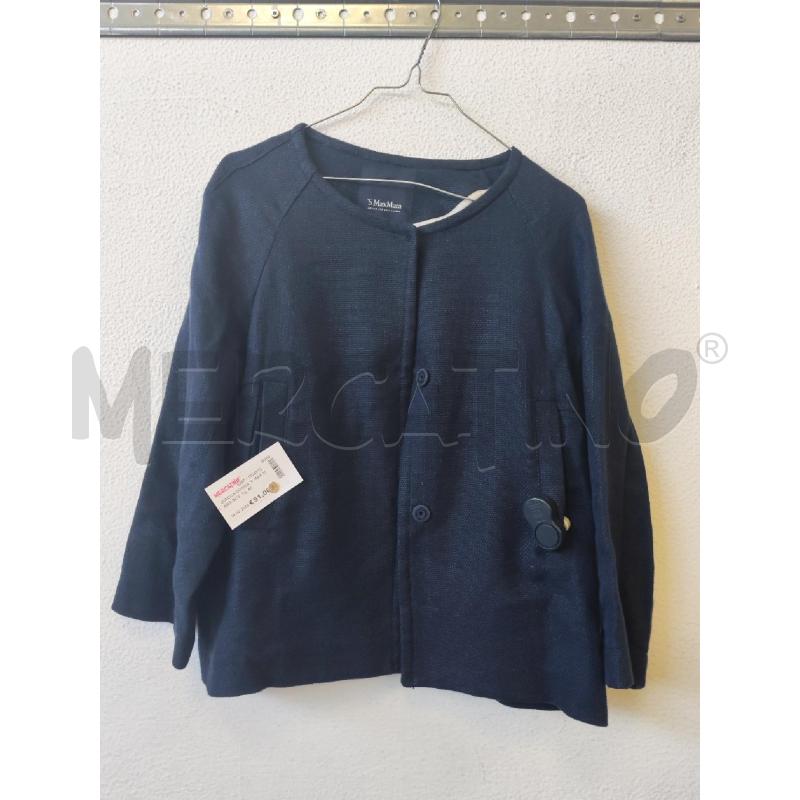 GIACCA DONNA 'S MAX MARA BLU | Mercatino dell'Usato Albenga 1