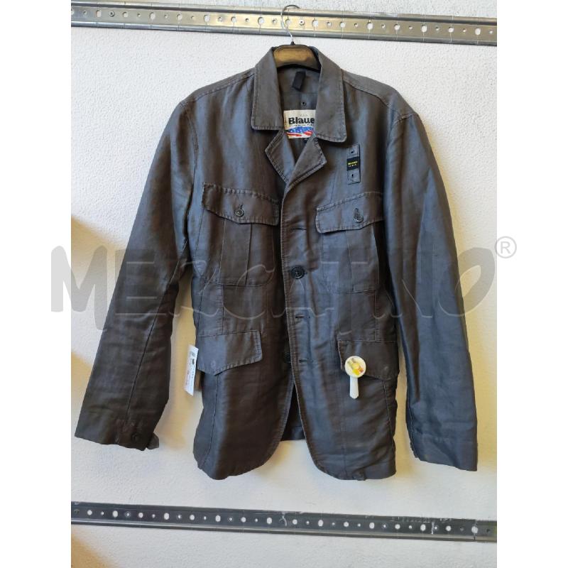 GIACCA UOMO GRIGIO COTONE BLAUER | Mercatino dell'Usato Albenga 1