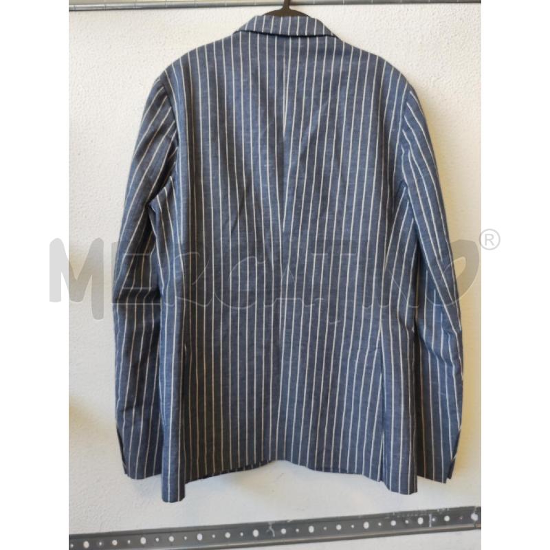 GIACCA UOMO TAGLIO CLASSICO MISTO LINO AZZ EXIBIT | Mercatino dell'Usato Albenga 2