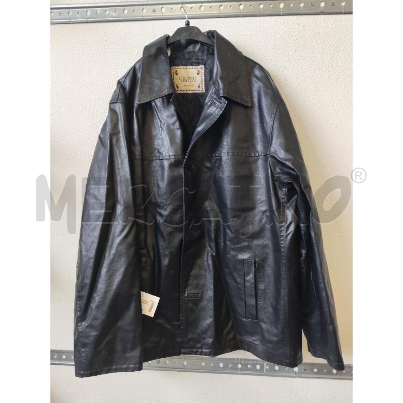 GIACCA UOMO VERA PELLE NERO  | Mercatino dell'Usato Albenga 1