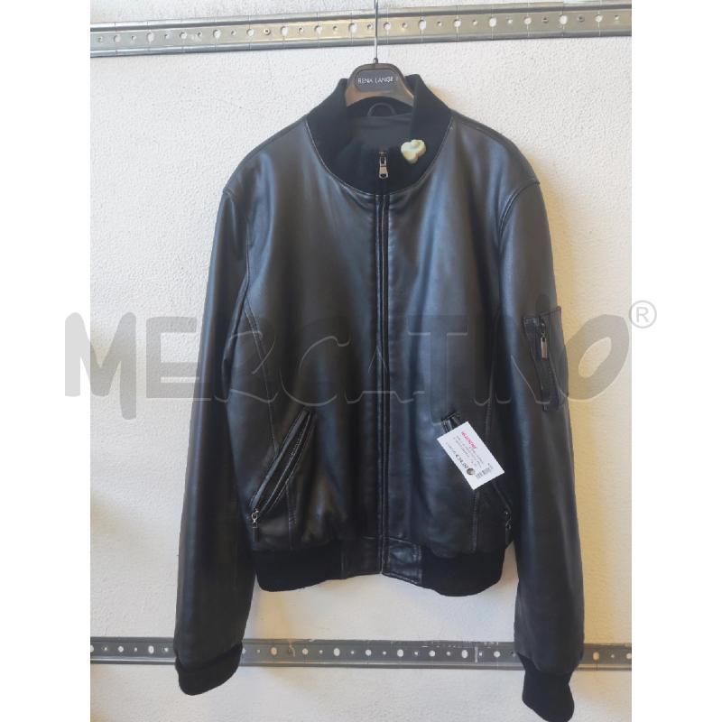 GIACCA UOMO VERA PELLE NERO ORWELL  | Mercatino dell'Usato Albenga 1