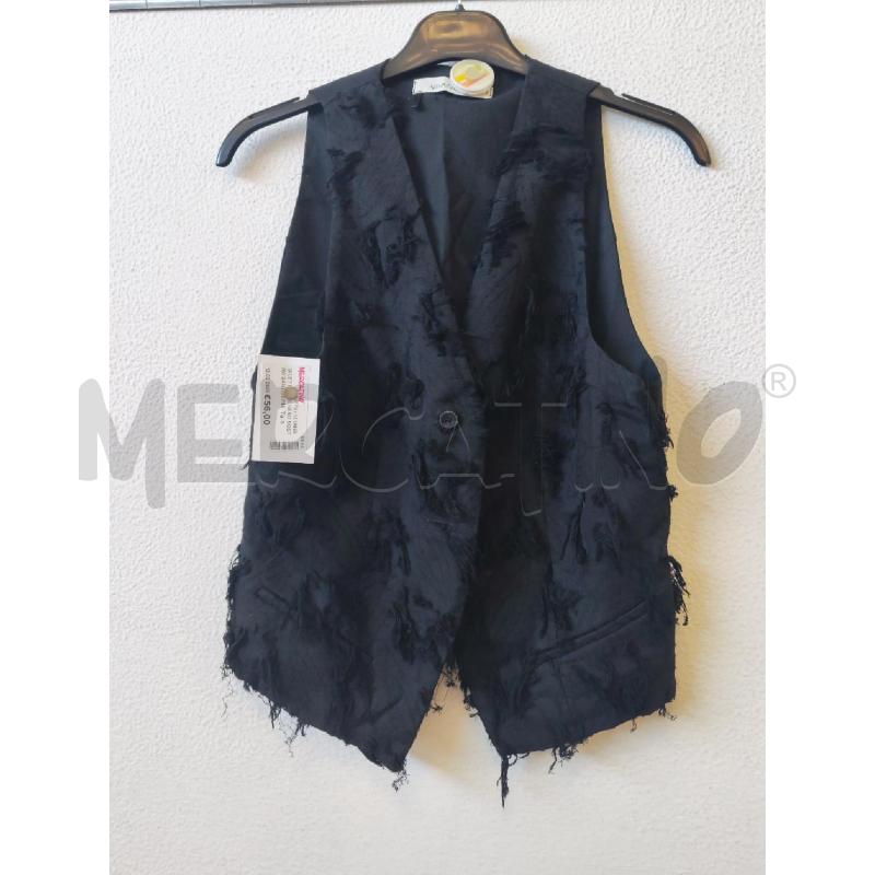 GILET DONNA NERO NOSTRA SANTISSIMA | Mercatino dell'Usato Albenga 1