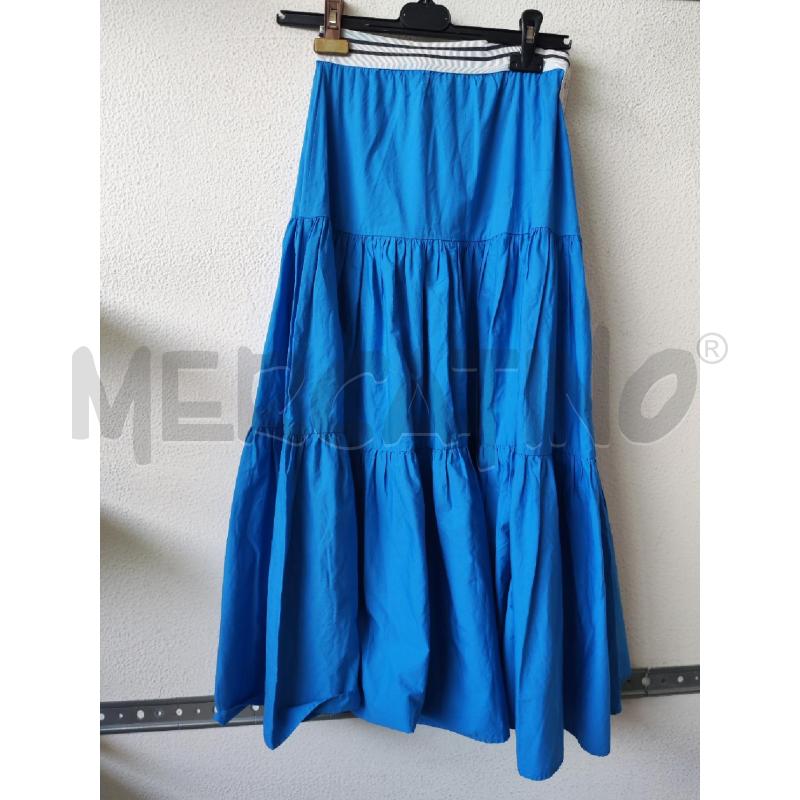 GONNA AZZURRO TWIN SET | Mercatino dell'Usato Albenga 1