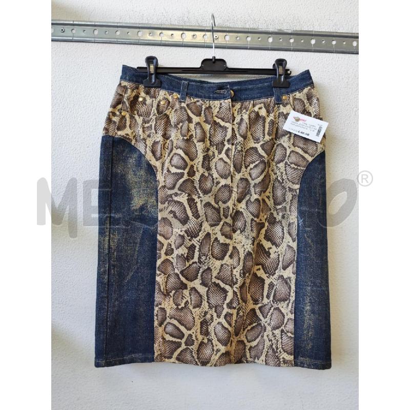 GONNA JEANS ANGELO MARANI LEOPARDO E JEANS | Mercatino dell'Usato Albenga 1