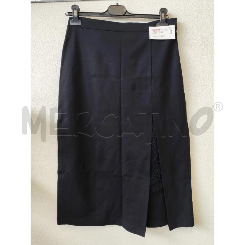 GONNA NERO ZONA PIZZO TWIN SET | Mercatino dell'Usato Albenga 1