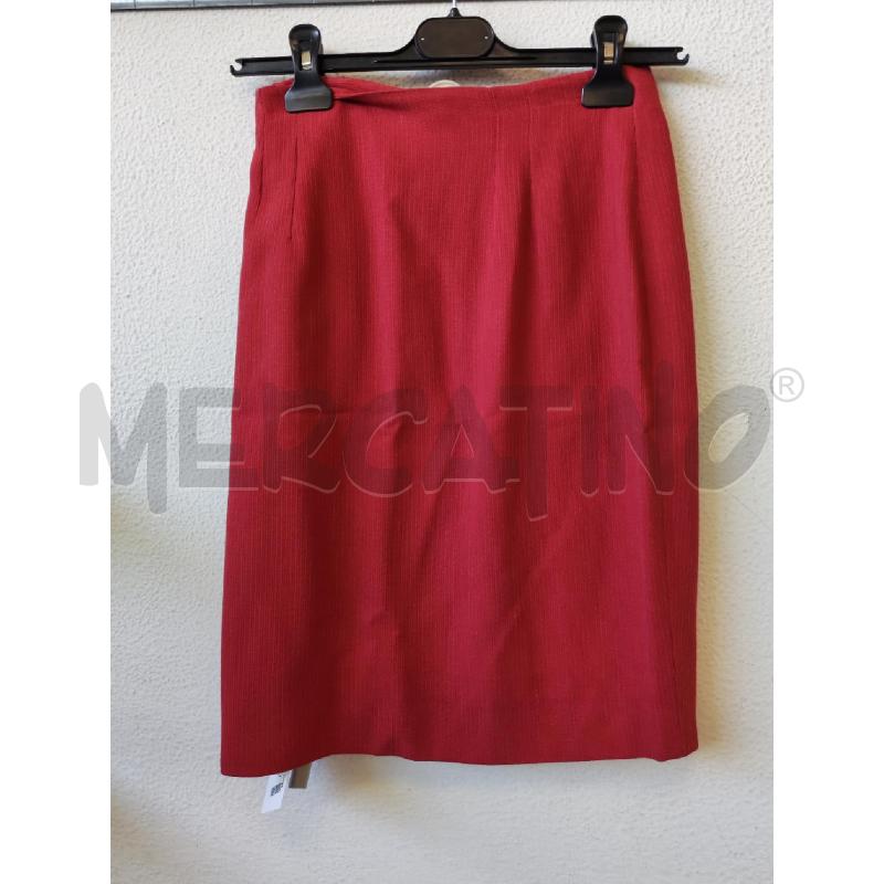 GONNA ROSSO MISTO SETA ANTONIO FUSCO | Mercatino dell'Usato Albenga 1